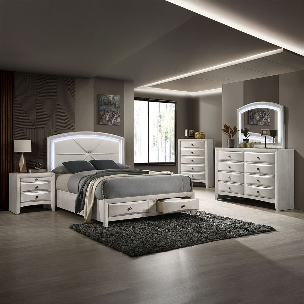 Ramondi - Mirror - Antique White