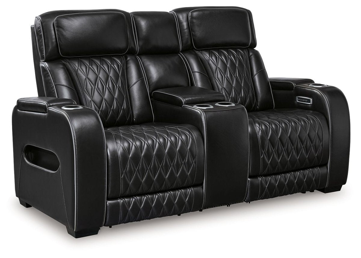 Boyington - 2 Pc. - Power Reclining – Black — product view 3