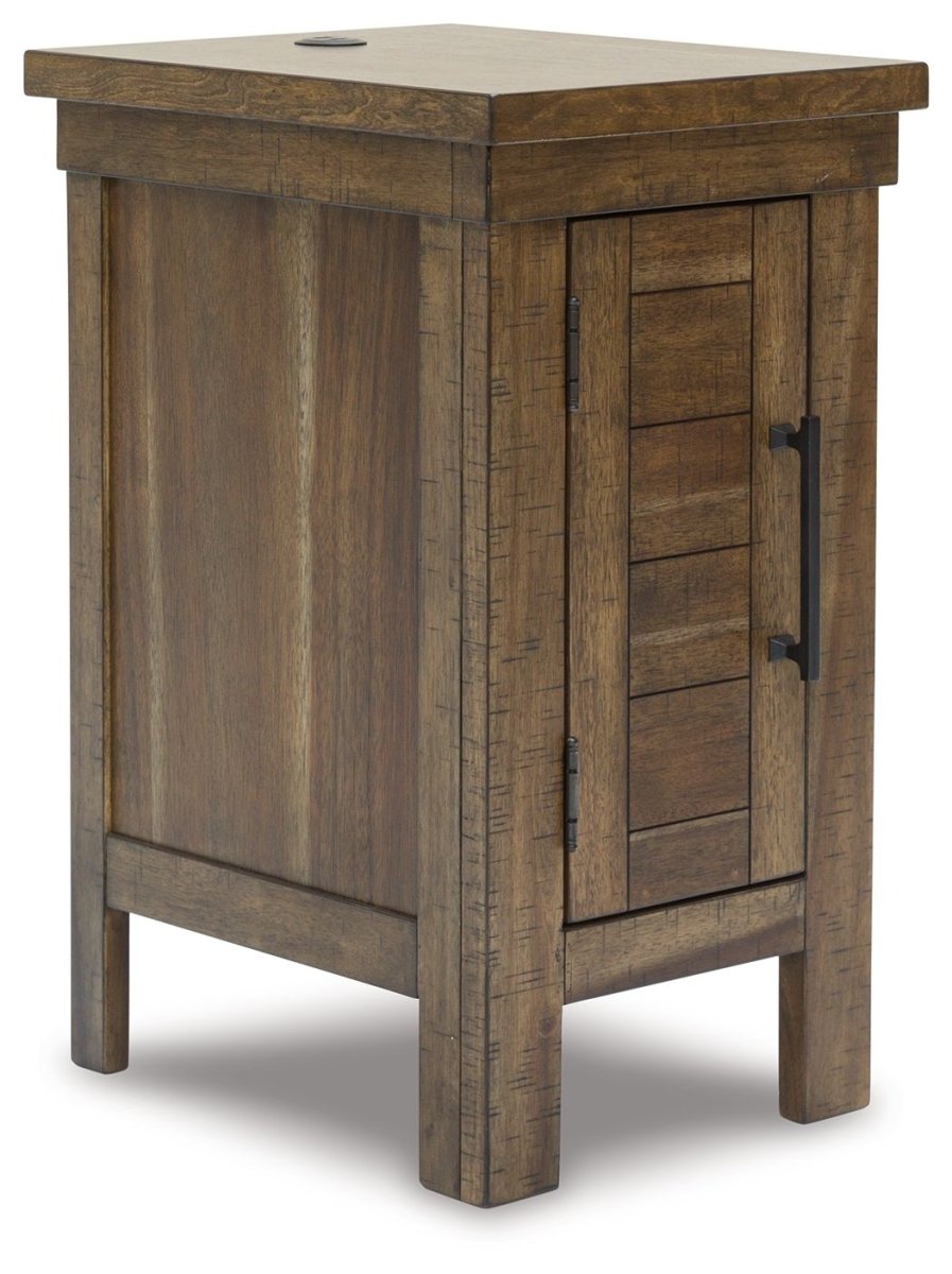 Moriville - Chair Side End Table - Grayish Brown