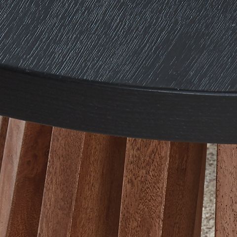 Kallari - Round End – Warm Brown / Black — product view 2