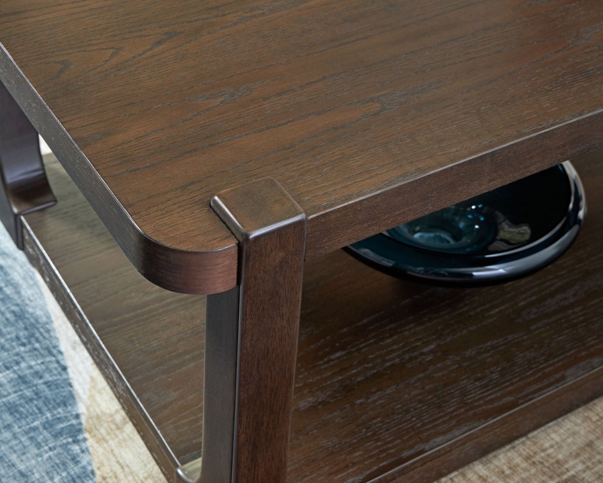 Breckington - Rectangle Cocktail Table - Dark Brown