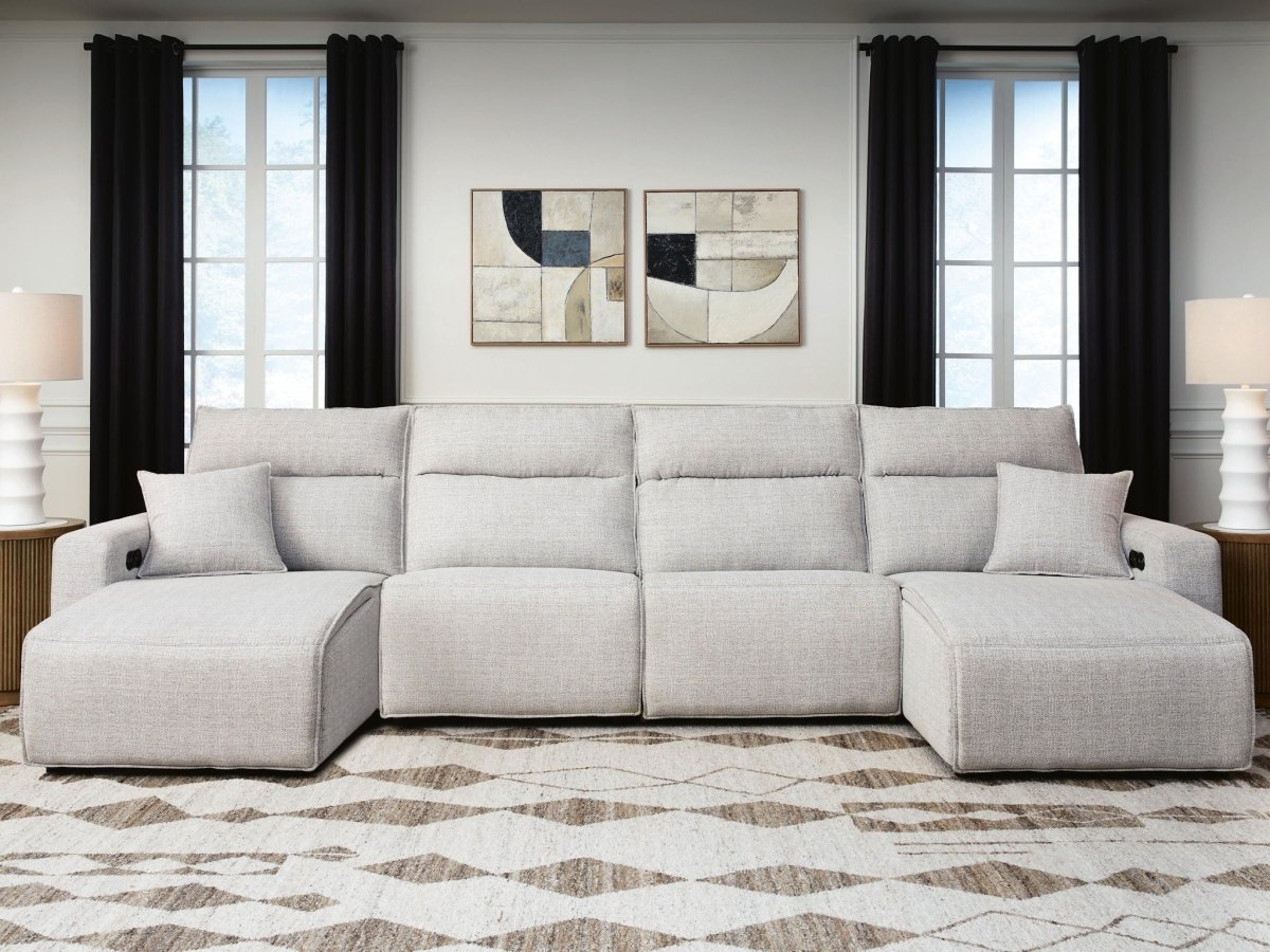 Modmax II - Reclining Sectional - Stone