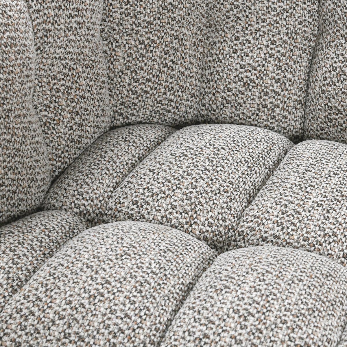 Walter - Upholstered Swivel Chair - Heathered Gray