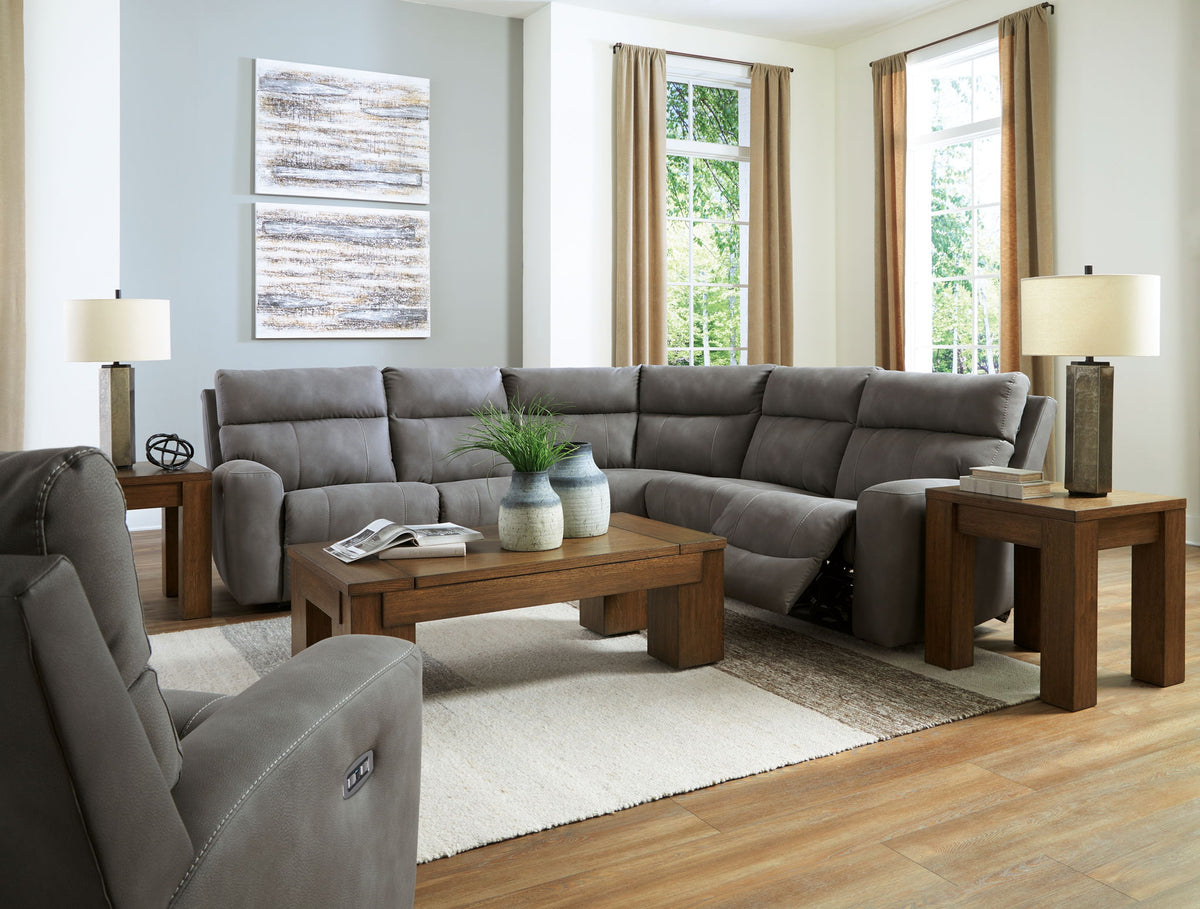 Next-Gen Durapella - 6 Piece Power Reclining Sectional Set