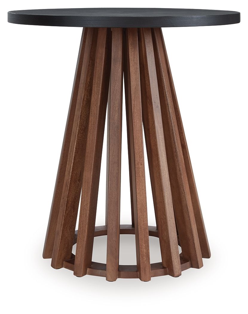 Kallari - Round End – Warm Brown / Black — product view 1