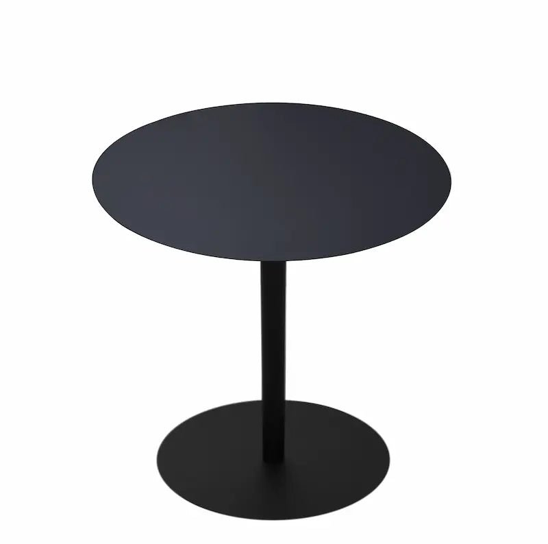 Modern Black Nesting Coffee Table Set – Round 16", 18", 20" with Pedestal Base | Leisure Space - Leisure Space