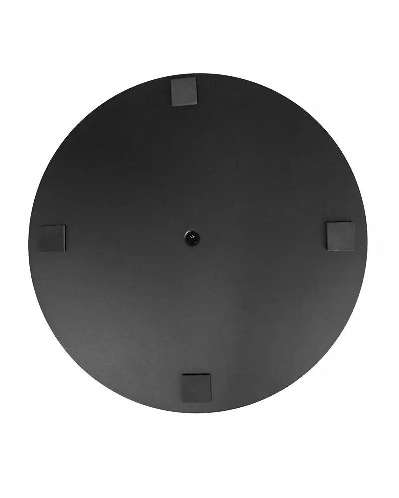 Modern Black Nesting Coffee Table Set – Round 16", 18", 20" with Pedestal Base | Leisure Space - Leisure Space