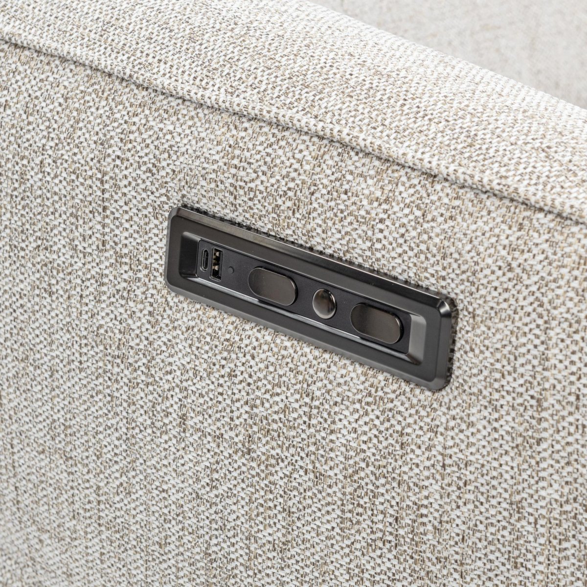 Ostend - Upholstered Power Recliner Sofa - Gray