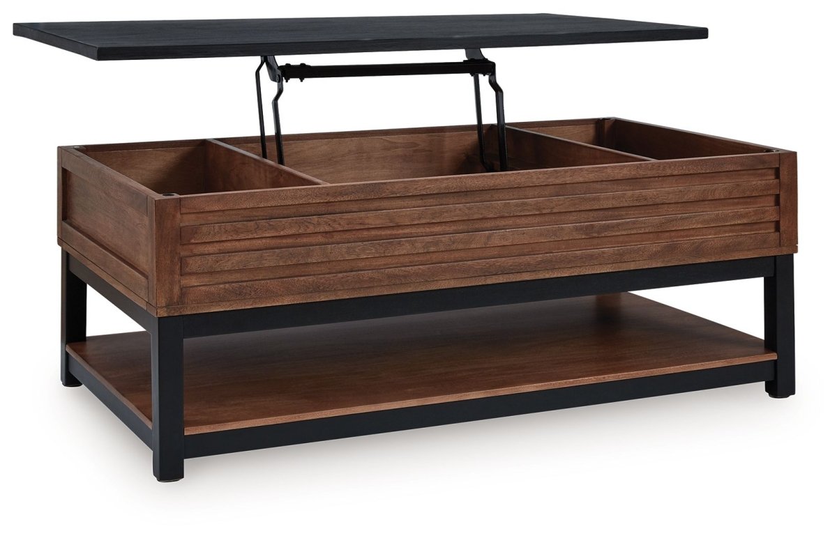 Kallari - Lift Top – Warm Brown / Black — product view 2