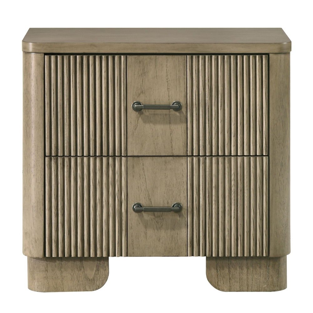 Lakkari - Nightstand - Antique Oak