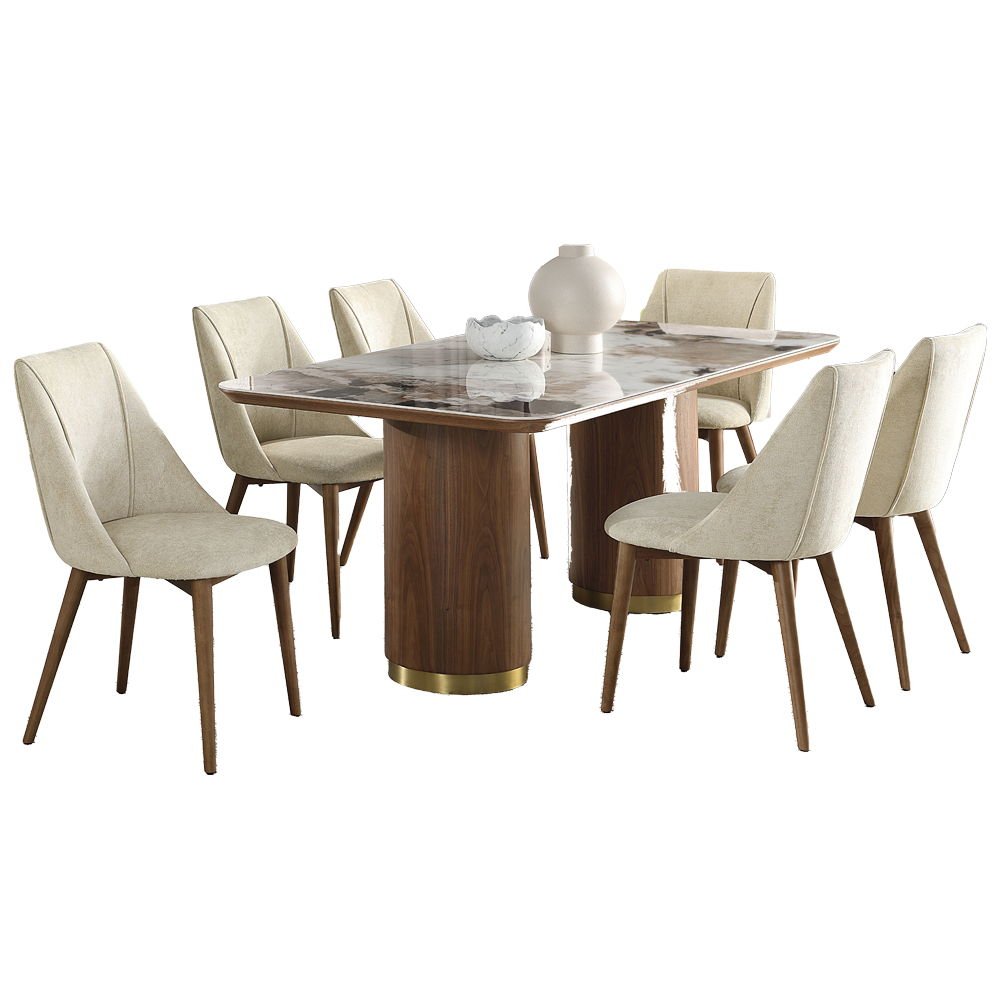 Willene - Dining Table With Ceramic Top