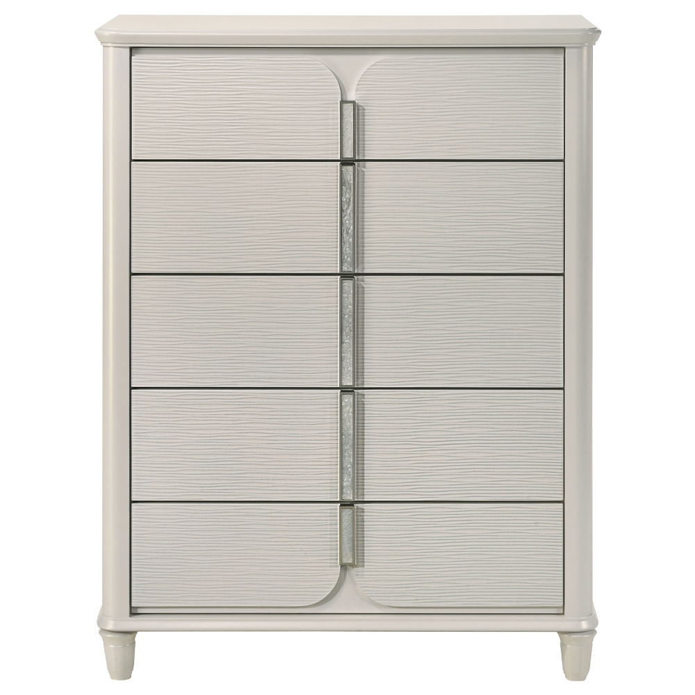 Laveda - Chest - Pearl White