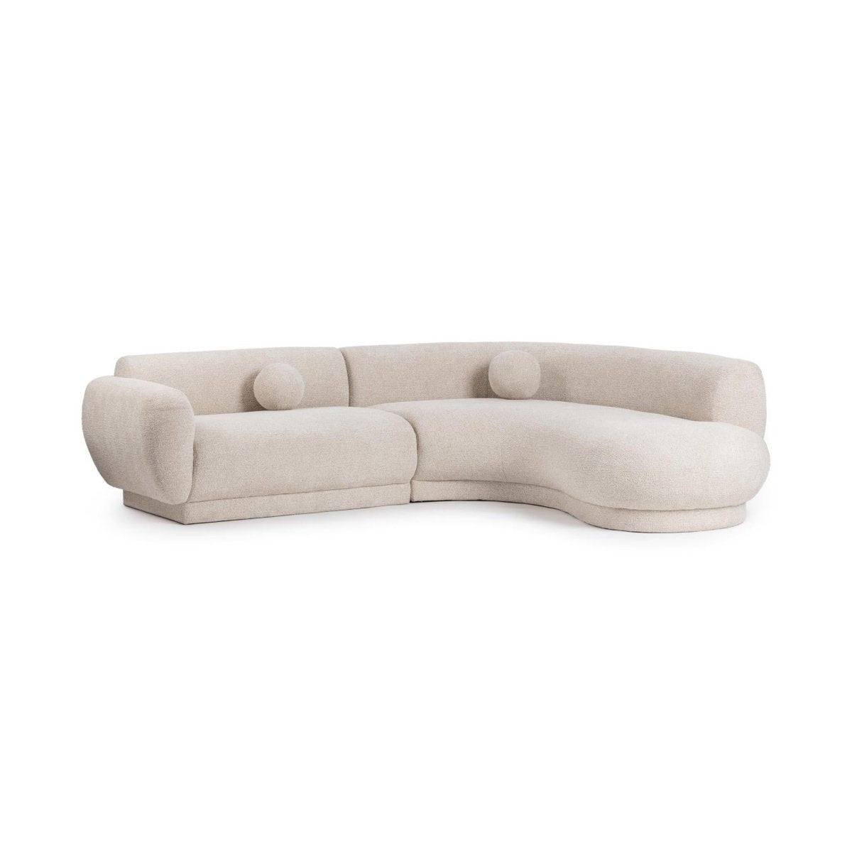 Serena - 2 Piece Sectional - Buttercream