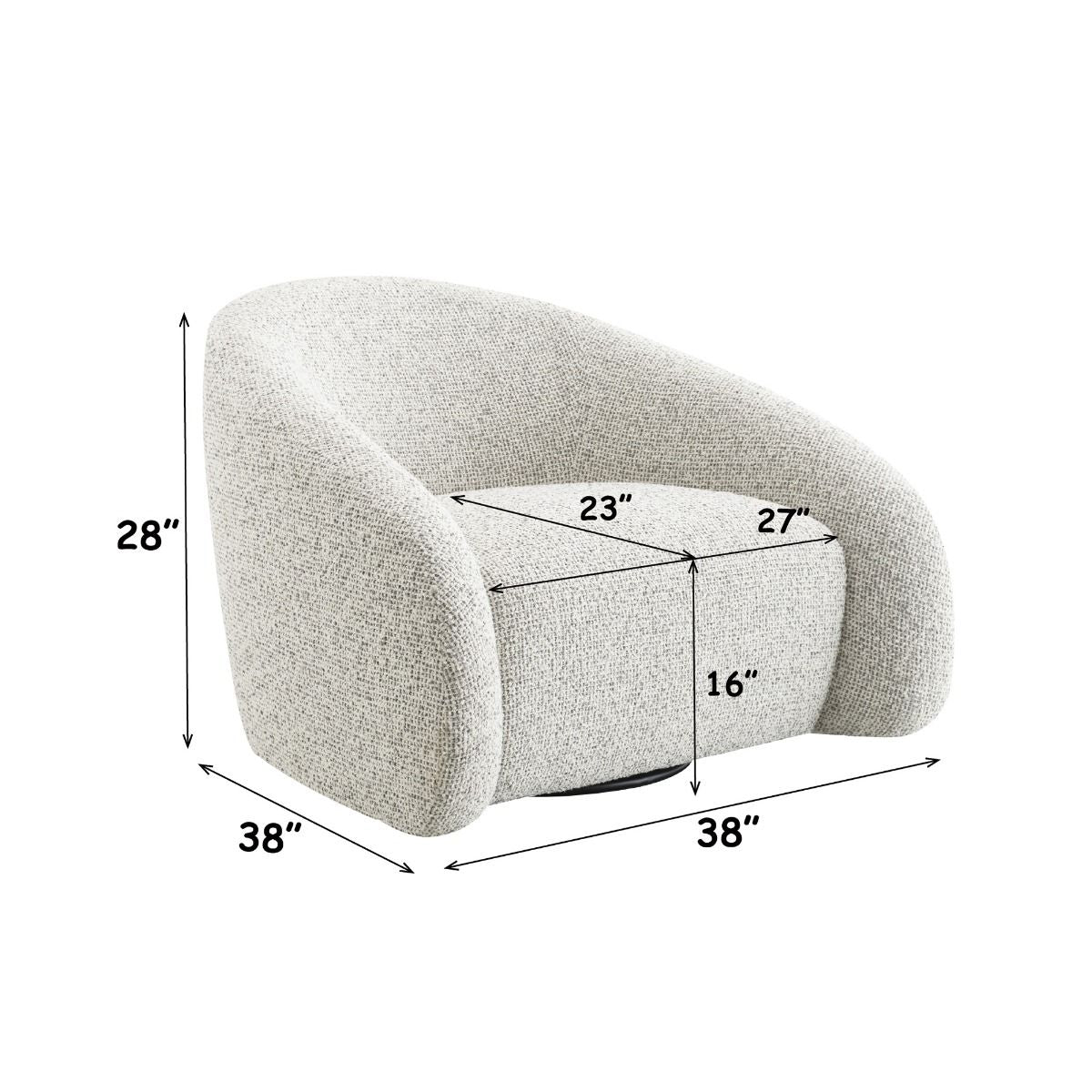 Zoey - Accent Chair With Swivel — product view 14