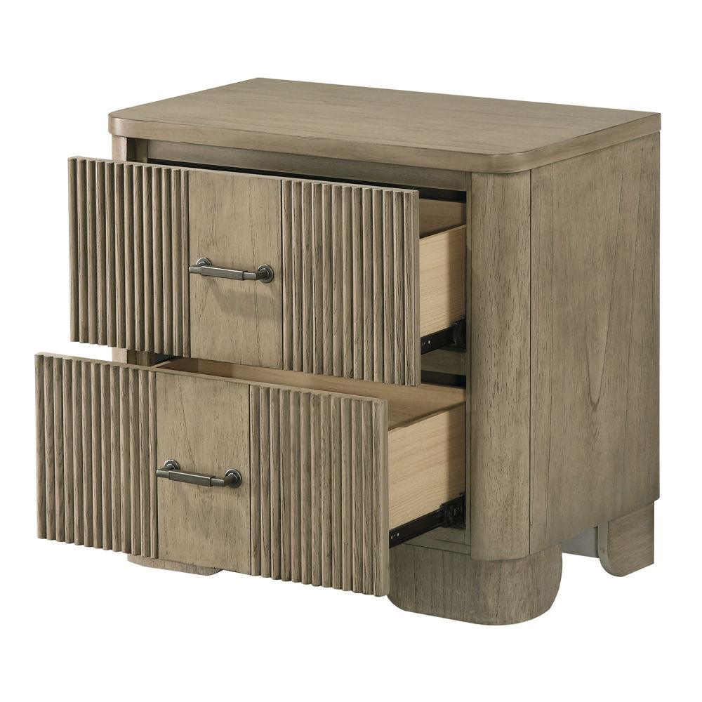 Lakkari - Nightstand - Antique Oak