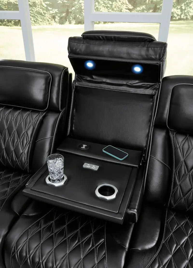 Boyington Power Reclining Sofa w/ Massage & Heat | Millennium by Ashley - Leisure Space