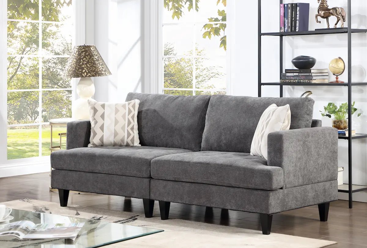 Huntington 3 - Piece Beige Sofa Set | Sofa, Loveseat & Chair Collection - Leisure Space