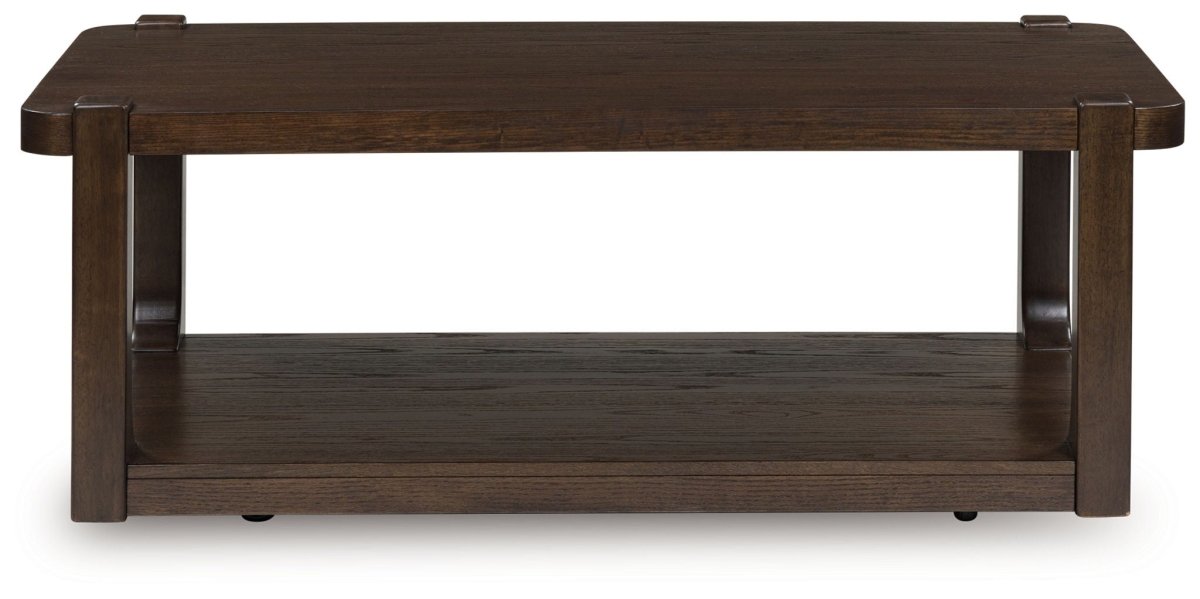 Breckington - Rectangle Cocktail Table - Dark Brown