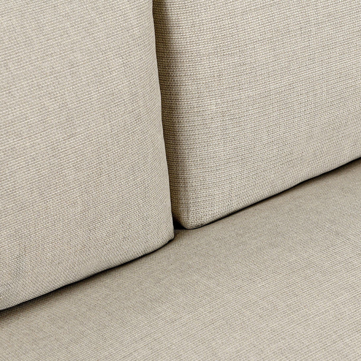 Livia - Teak Outdoor Sofa - Taupe