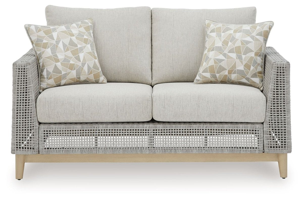 Seton Creek - 4 Pc. - Lounge Set - Gray