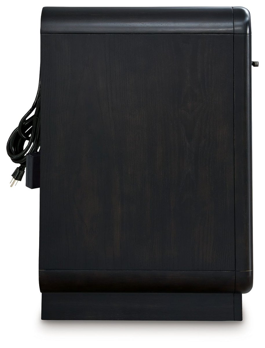 Rowanbeck - One Drawer Night Stand - Black