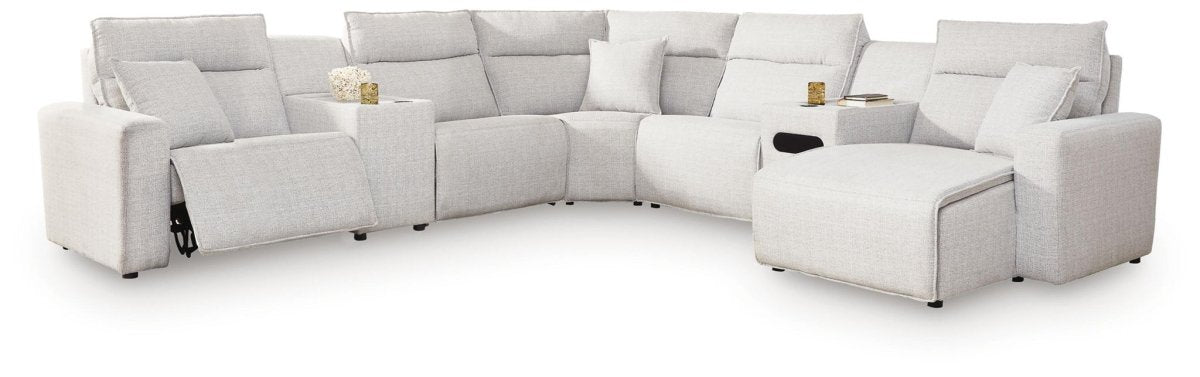 Modmax II - Reclining Sectional - Stone