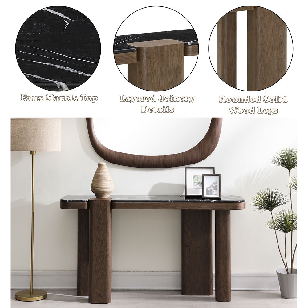 Dana - Table With Marble Top