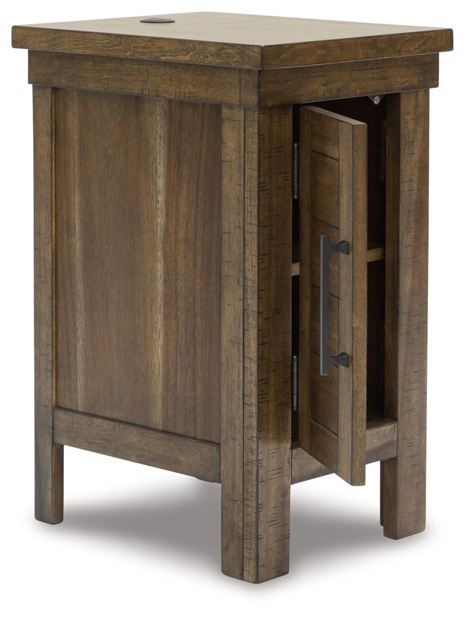 Moriville - Chair Side End Table - Grayish Brown