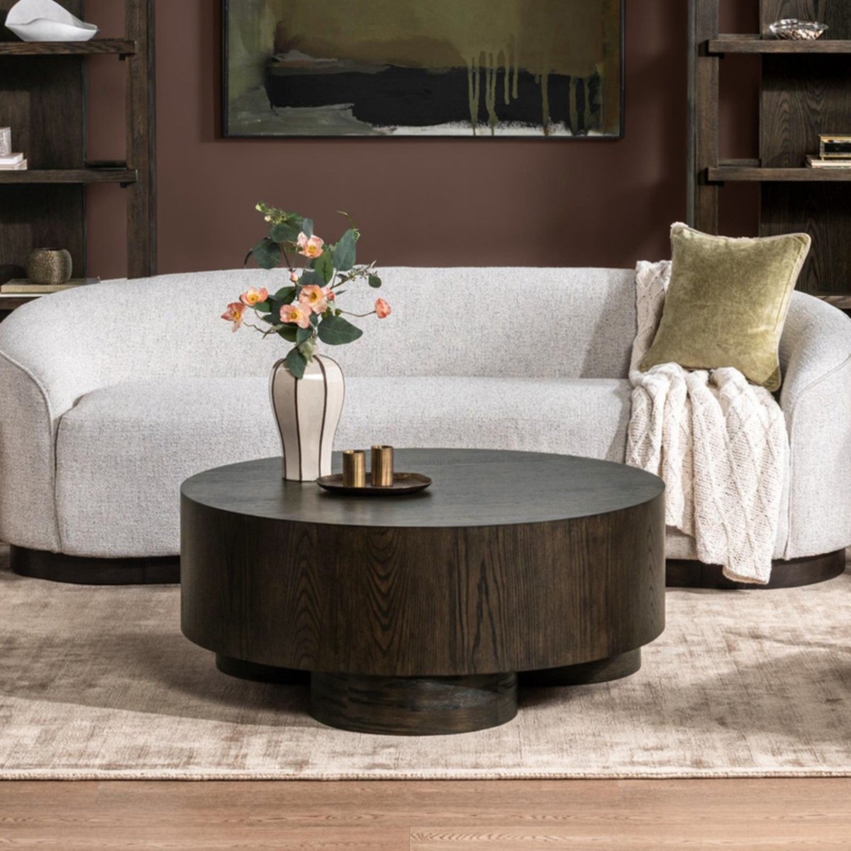 Runa - Oak Veneer 42" Coffee Table