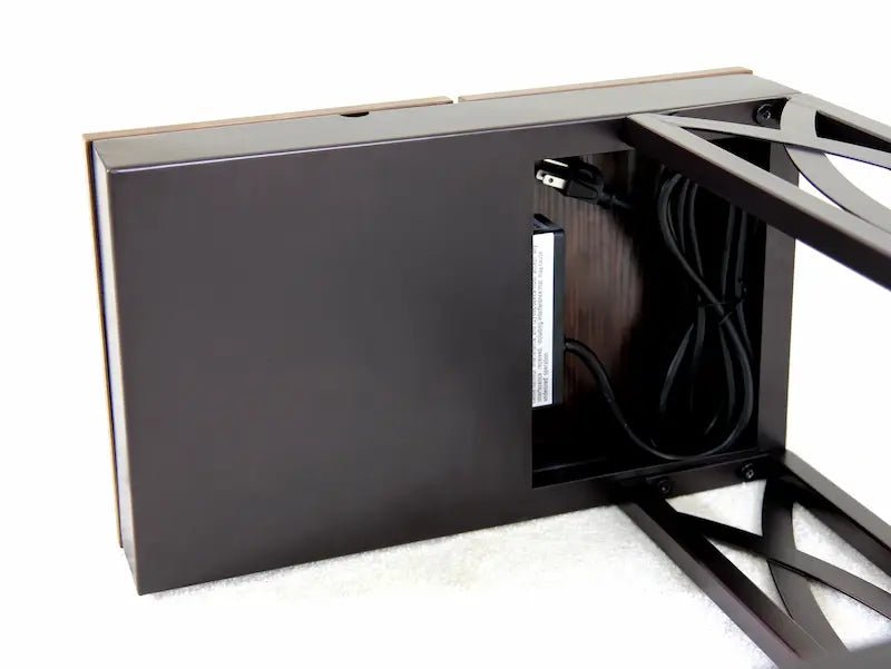 SeeTable Stash Multi‑Function Side Table with Charging Station - Leisure Space
