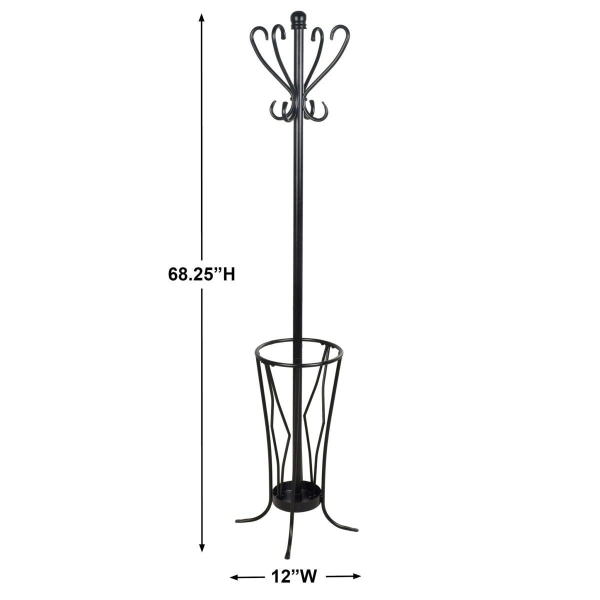 Coat Rack with Umbrella Stand - Leisure Space